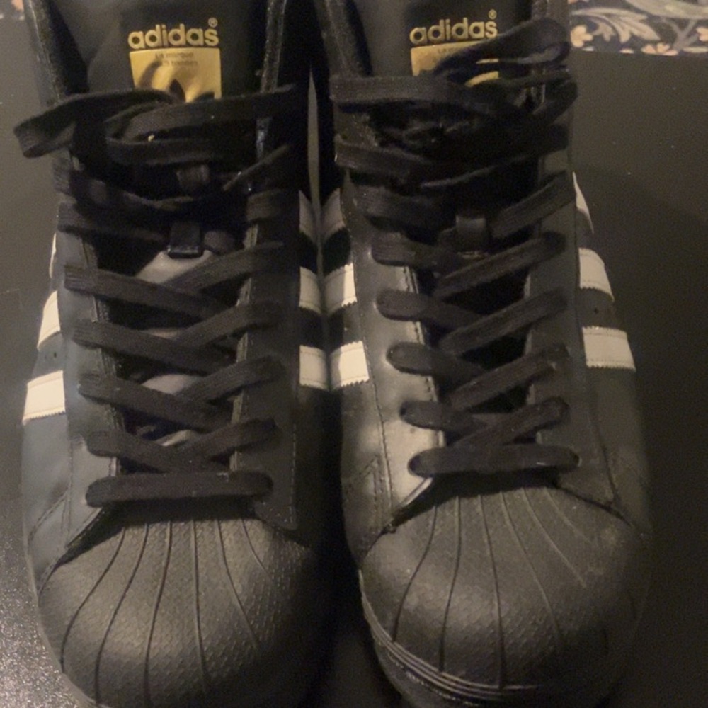 Adidas Classic Black and White Shoes